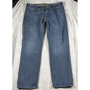 Lee Jeans Mens 36x30 Extreme Motion MVP Straight Fit Tapered Leg Blue Wash